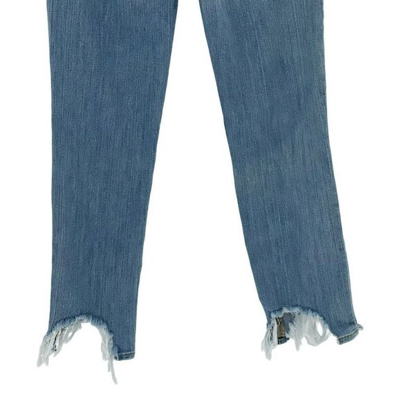 L'AGENCE High Line Skinny Classic Brasie Angle Jeans Raw Hem High Rise Women 27 - Picture 9 of 12